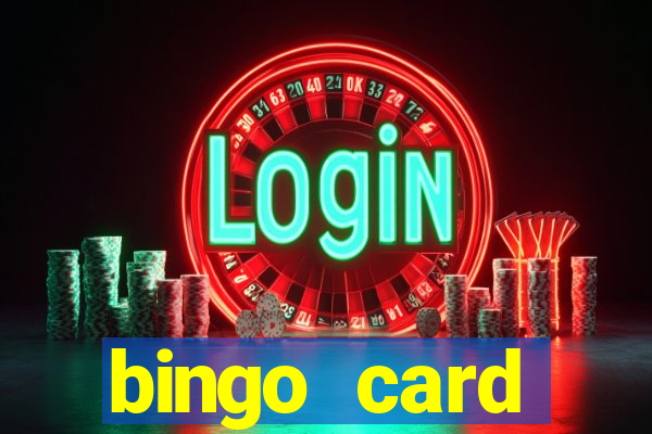 bingo card generator with pictures